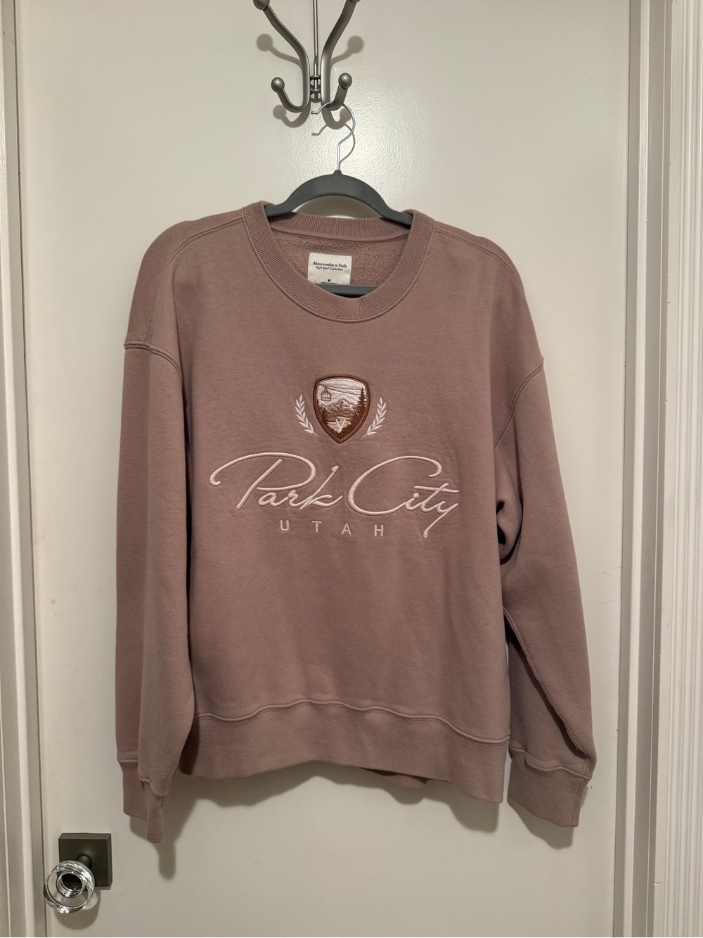 Park City Utah Pullover Sweatshirt - Dusty Rose